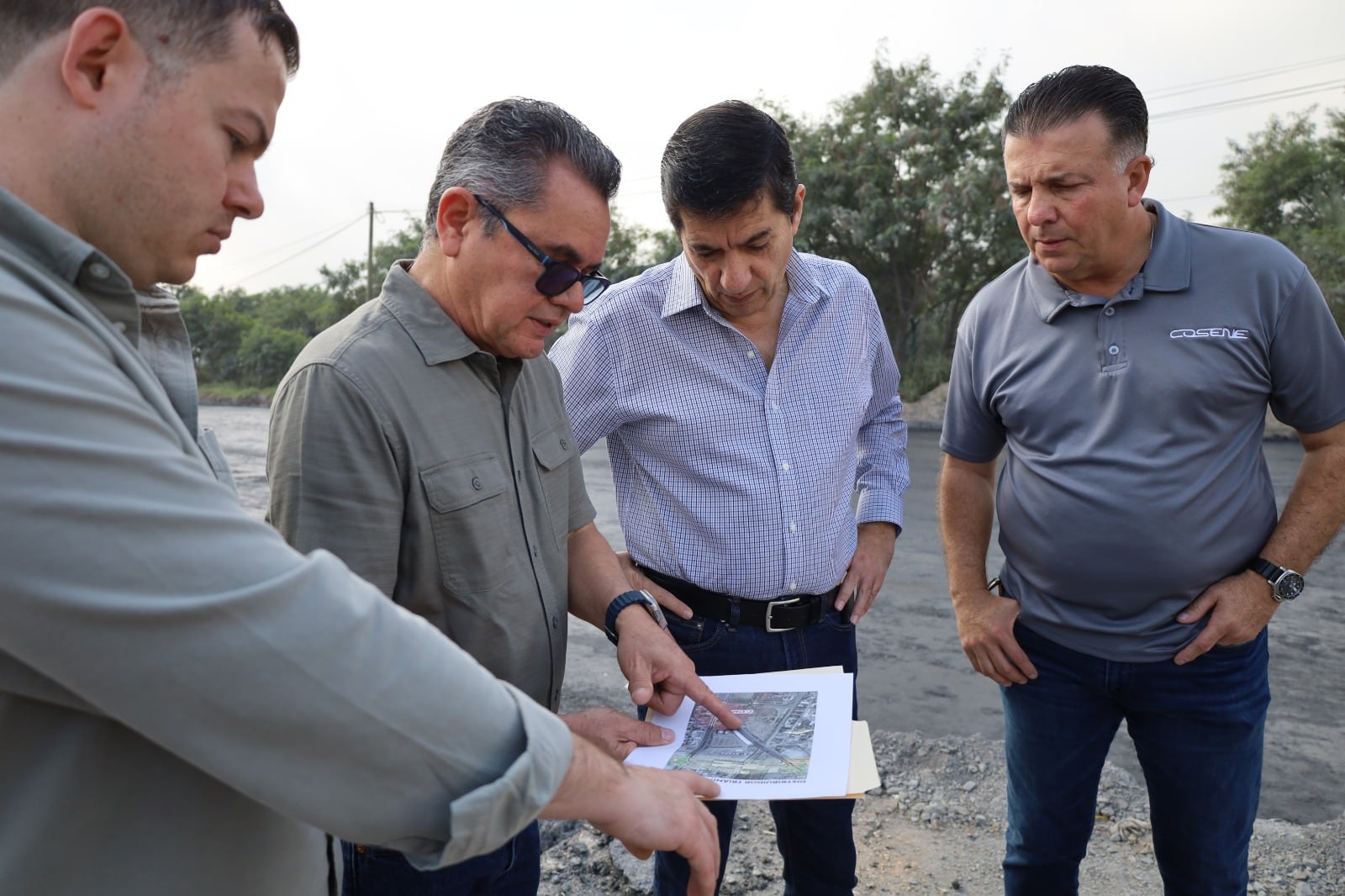 La modernización del Distribuidor Vial Triángulo Norte continúa sin detener la circulación