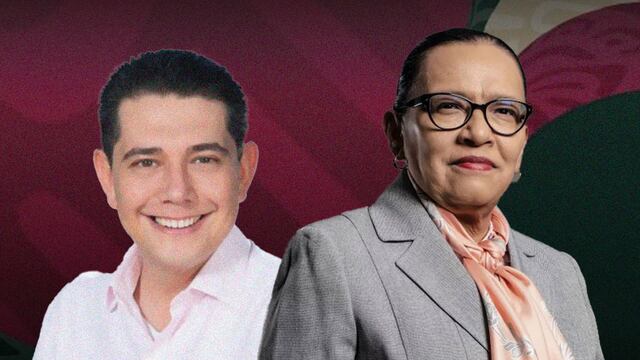 Alejando Arcos y Rosa Icela Rodríguez