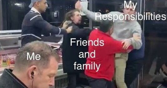 Como cuando tu calma te convierte en meme.