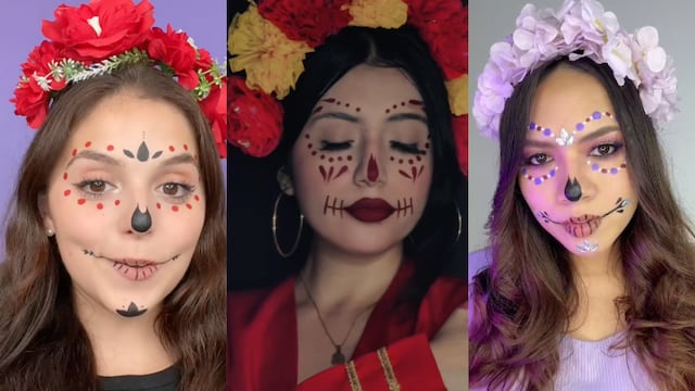 Paso a paso de maquillaje de catrina para el Día de Muertos