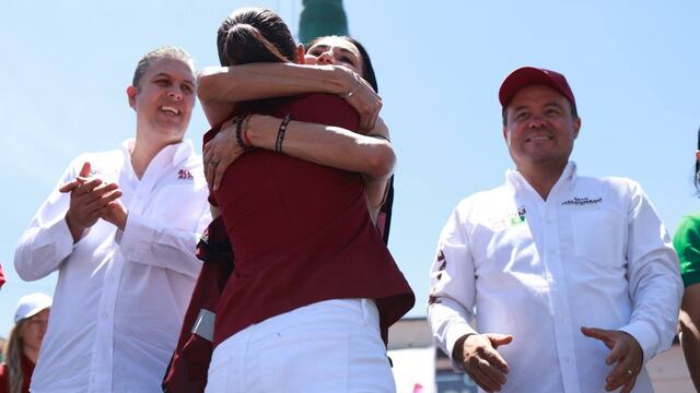 Claudia Sheinbaum durante su visita a Jalisco