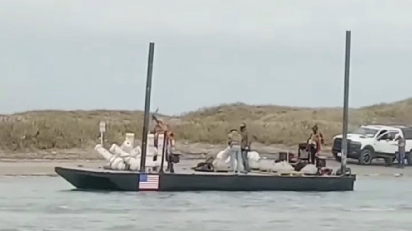 Tensión en el río Bravo: Estados Unidos instala boyas y la Marina refuerza la vigilancia