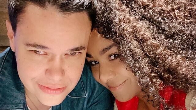 M'Balia y su novia Alex