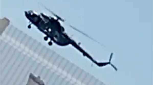 Helicóptero de la Marina se desploma