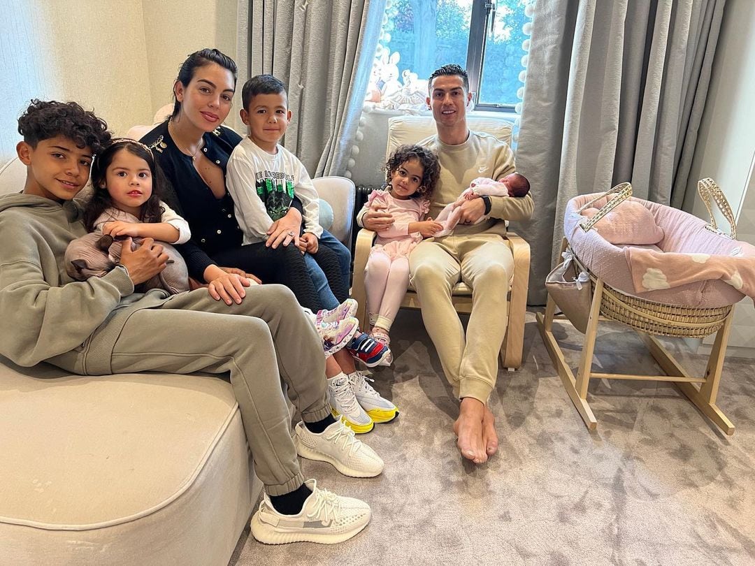 Cristiano Ronaldo y su familia