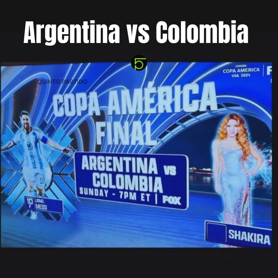 Meme del Argentina vs Colombia.