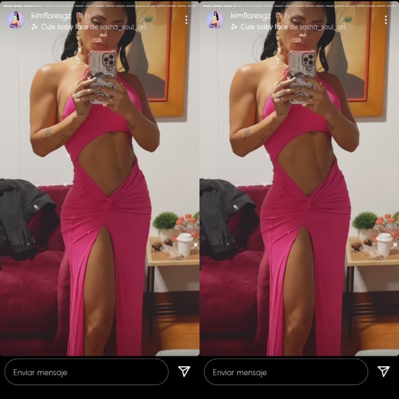 Kimberly Flores, modelo.