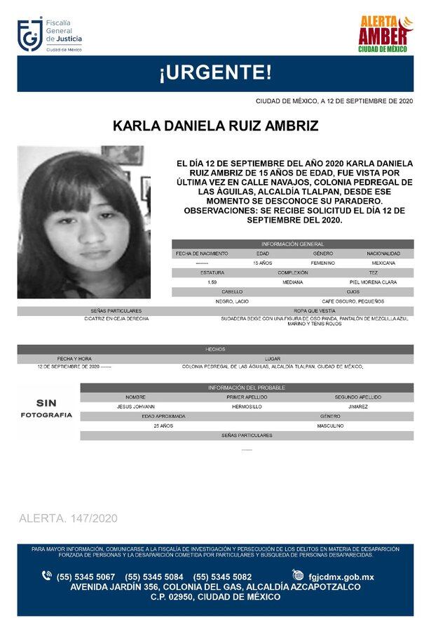 Ficha de búsqueda de Karla