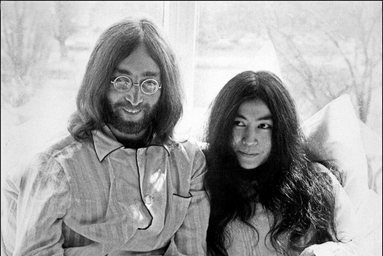 John Lennon y Yoko Ono