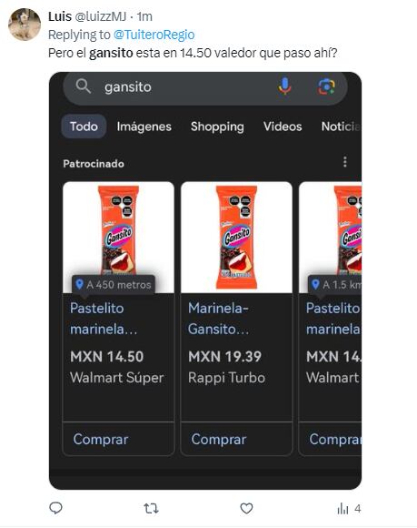 Memes por el precio del Gansito