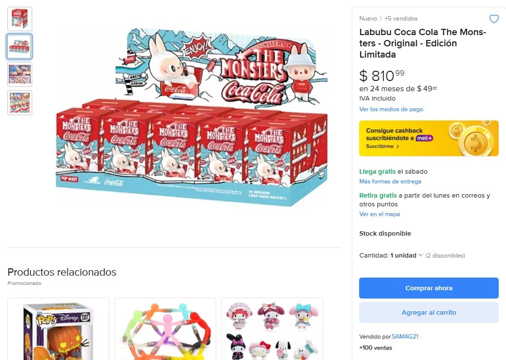 Labubu de Coca Cola en México