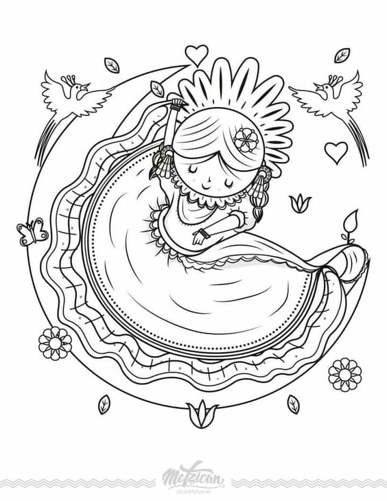 Dibujos de muñeca Lele para colorear