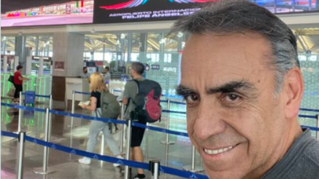 Enrique Garay en el AIFA