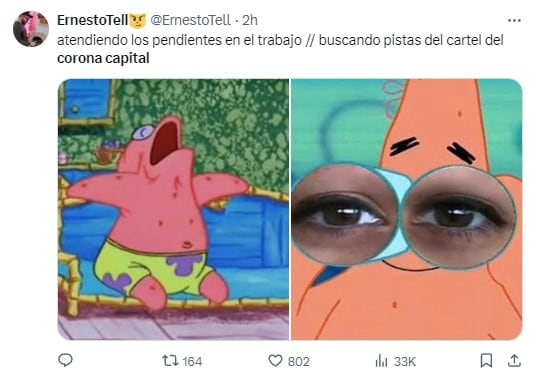 Memes por las pistas del Corona Capital 2024