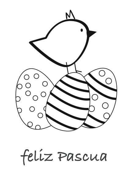 Dibujos de huevos de Pascua