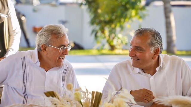 Rubén Rocha Moya y Adán Augusto López