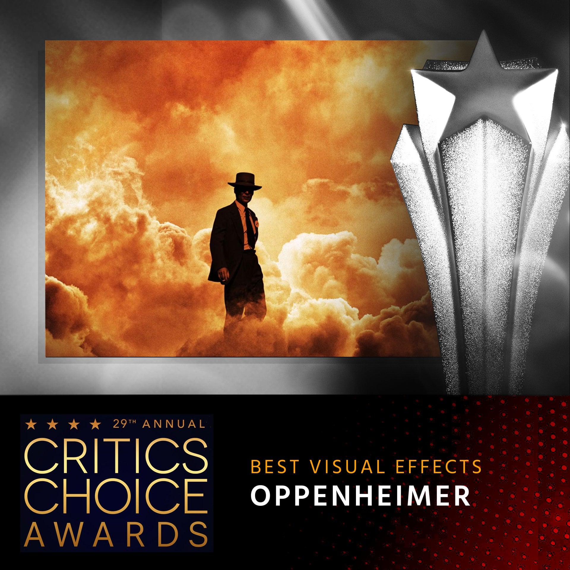 Oppenheimer, ganadora Critics Choice Awards 2024