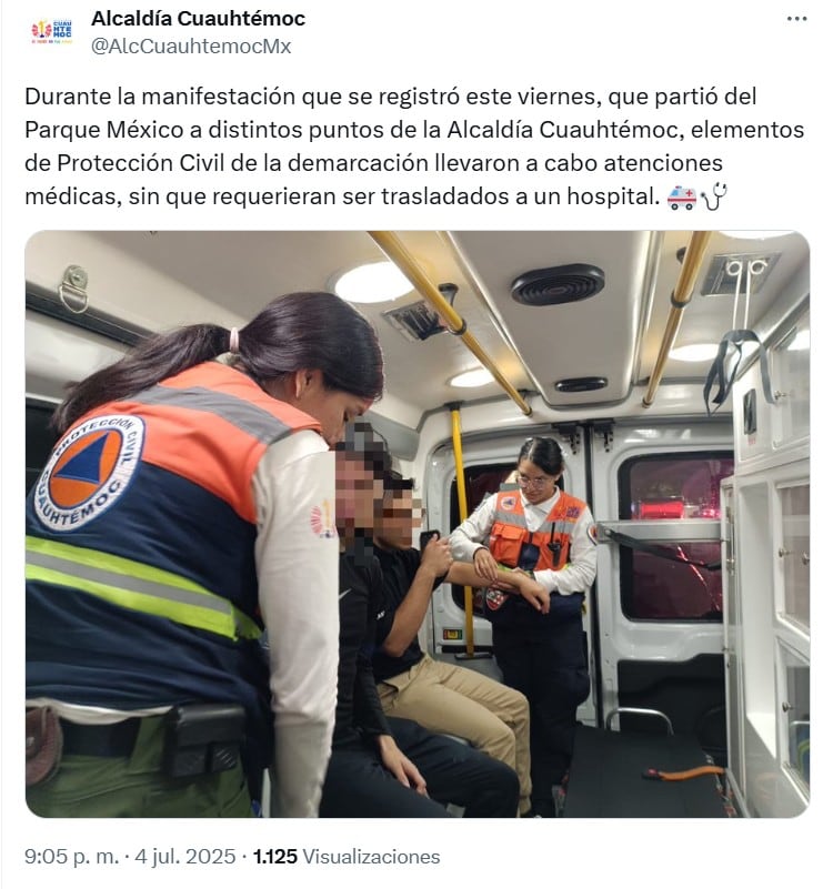 Marcha vs gentrificación en CDMX