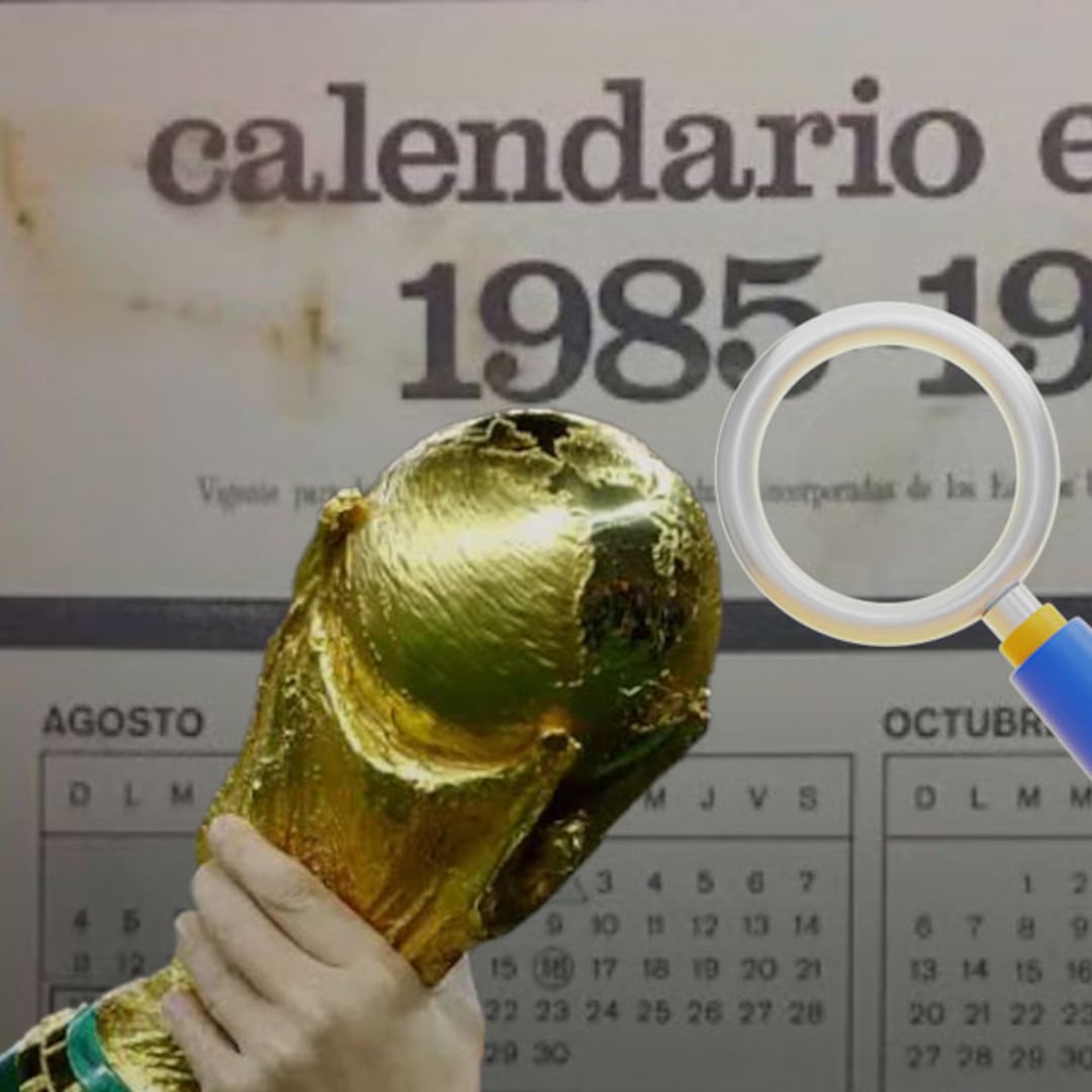 Así coincidió el Mundial México 86 con el calendario escolar 1985-1986