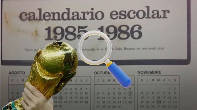 Así coincidió el Mundial México 86 con el calendario escolar 1985-1986