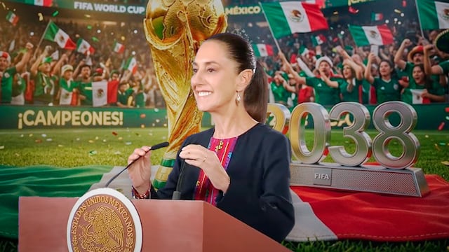 Sheinbaum responde a la posibilidad de que México albergue el Mundial 2038