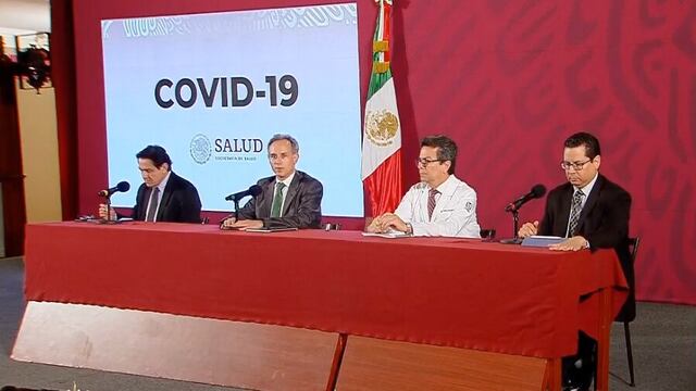 Conferencia de seguimiento del Covid-19 en México.