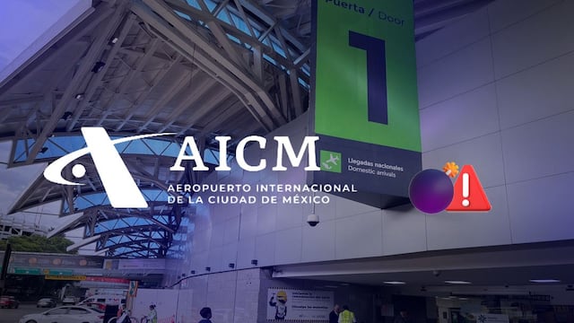 AICM alerta por posible amenaza de bomba en Terminal 1