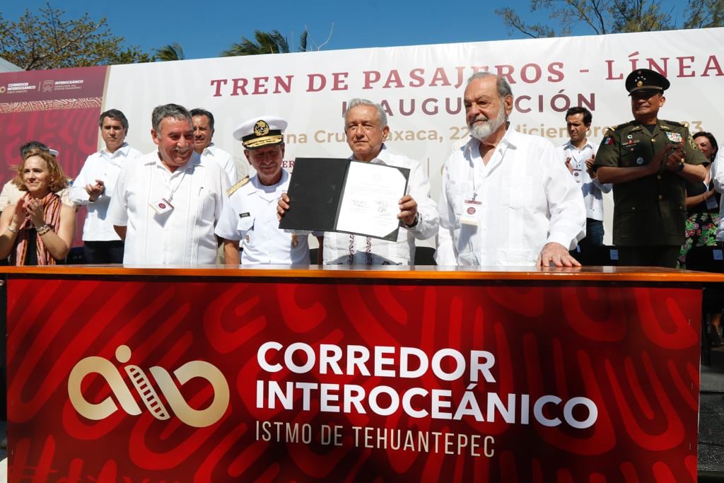 Inauguración del Tren Transístmico del Corredor Interoceánico