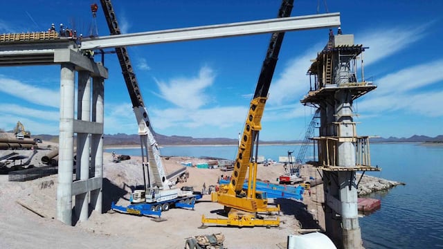 Andrés Manuel López Obrador, presidente de México, encabezó la puesta en operación del Acueducto y Sistema de Agua Potable del Pueblo Yaqui