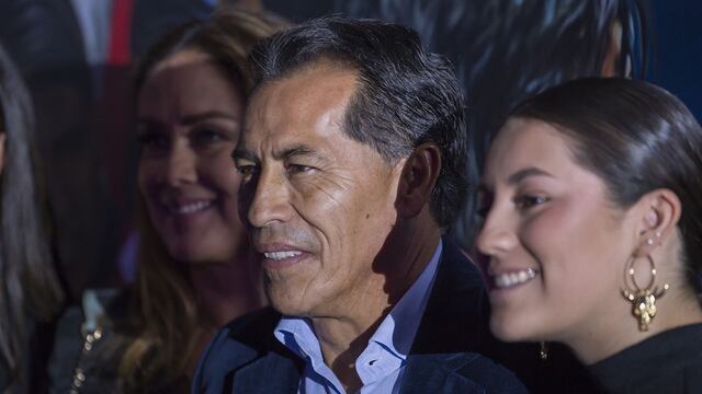 Benjamín Galindo en la alfombra roja de Chivas: La Película.