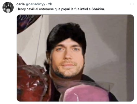Memes Shakira y Henry Cavill