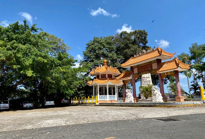 Monumento a los 150 años de presencia china en Panamá/Foto: Plácido Garza