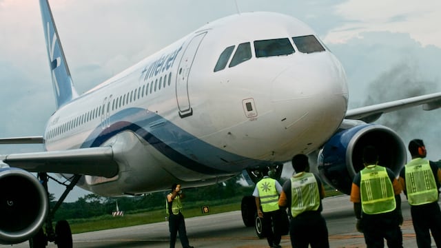 Avión de Interjet. Pánico.