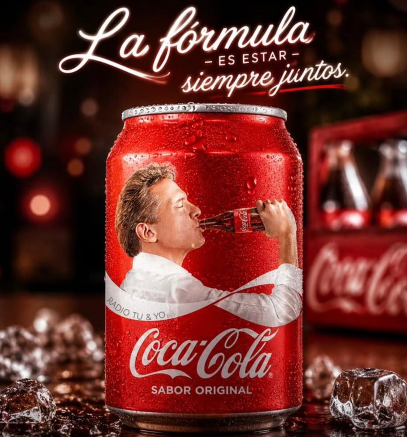 Supuesta lata de edición especial de Coca-Cola con Luis Miguel
