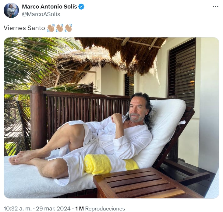 Marco Antonio Solís descasa en Viernes Santo y los meme no pararon