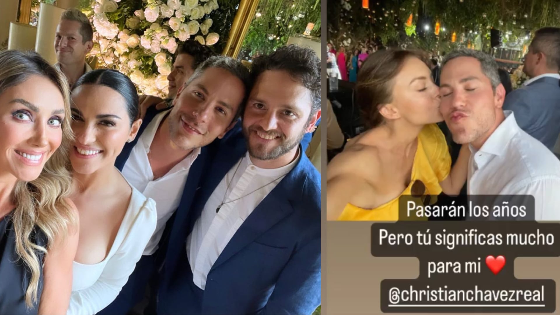 Boda de Maite Perroni reencontró a los de Rebelde.