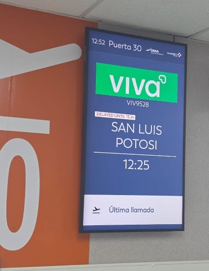 Viva sigue fortaleciendo la conectividad aérea de San Luis Potosí con el inicio de su ruta a Monterrey