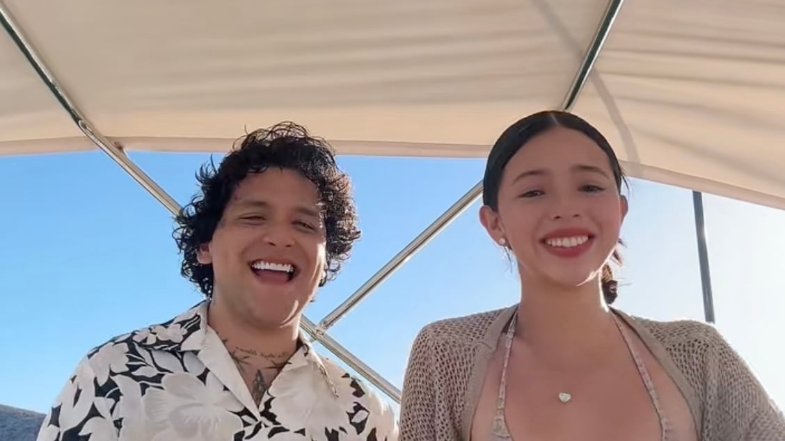 Ángela Aguilar y Christian Nodal omiten grabarse las caras tras burlas a su físico “de señoras”