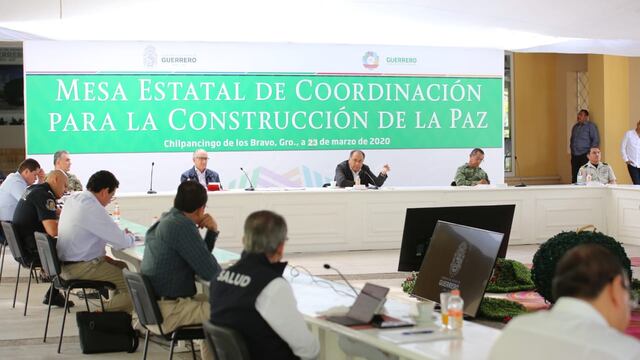 Héctor Astudillo. Mesa Estatal de Coordinación para la Construcción de la Paz.
