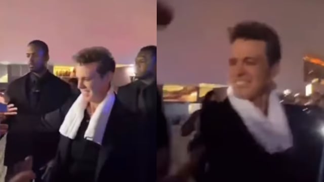 Luis Miguel saluda a fans