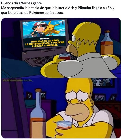 Memes se despiden de Ash Ketchum y Pikachu