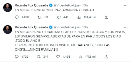 Vicente Fox apoya a Xóchitl Gálvez
