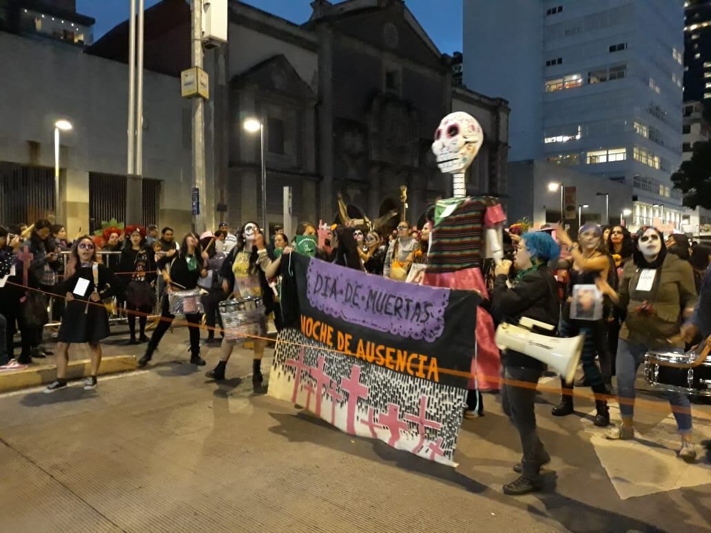 Marcha de las Catrinas.