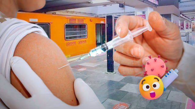 La vacunación contra el sarampión se llevaría a cabo en el metro de la CDMX