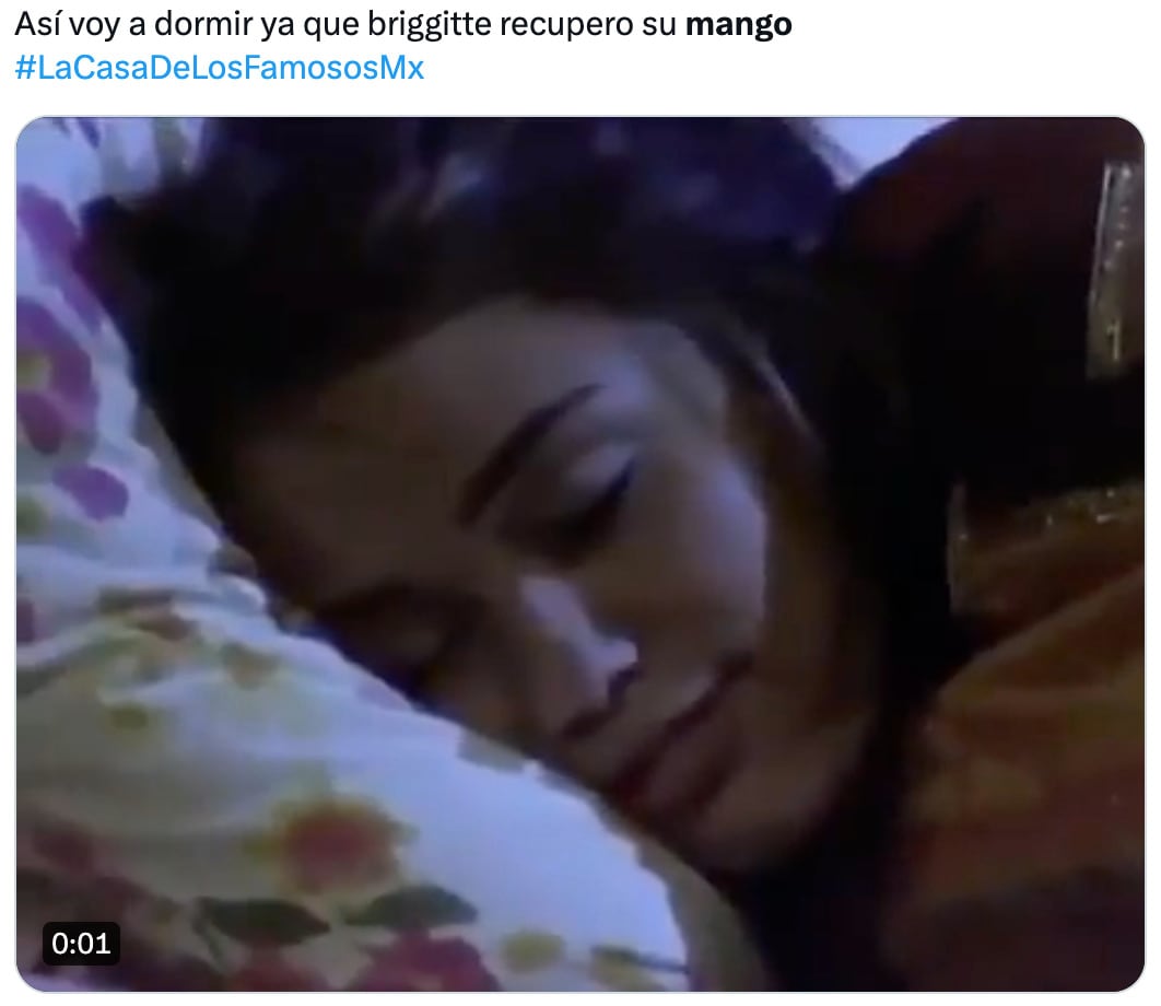 Memes del mango de Briggitte Bozzo en La Casa de los Famosos México 2024