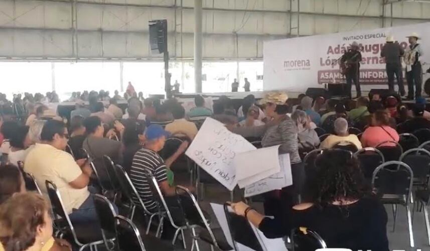 Evento de Adán Augusto López en la Expo Ganadera de Guadalupe, NL/Foto: Paco Peña, para Plácido Garza