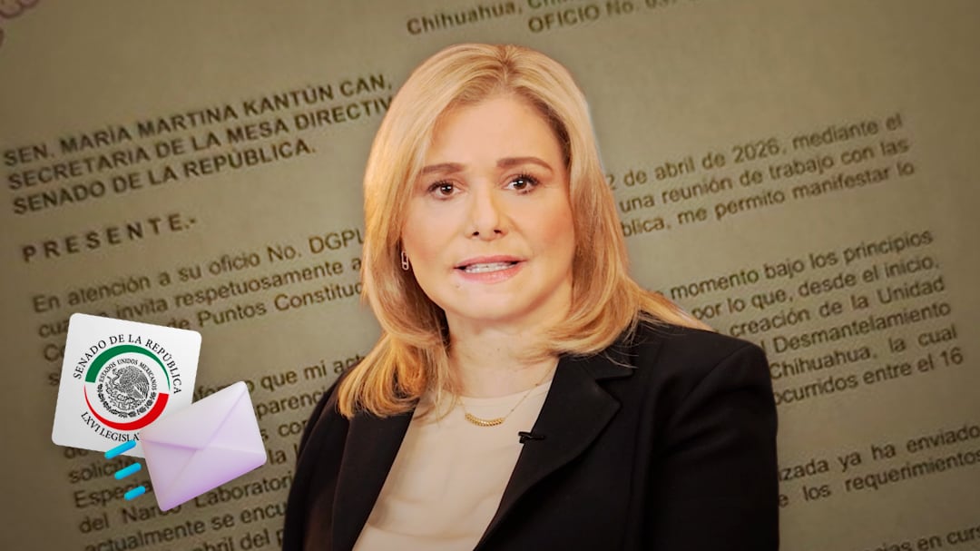 Maru Campos justifica en carta al Senado su ausencia en comparecencia