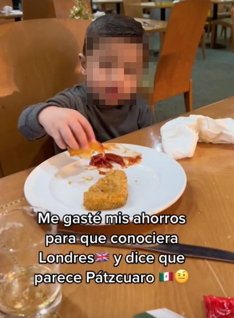 Se va de viaje a Londres y su hijo compara la ciudad con Pátzcuaro