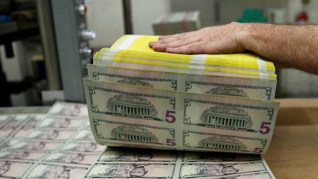 Fabricación de dólares.