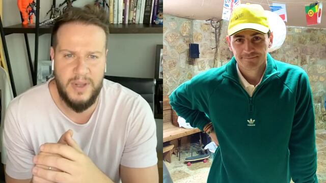 Diego Ruzzarin e Iker Casillas.